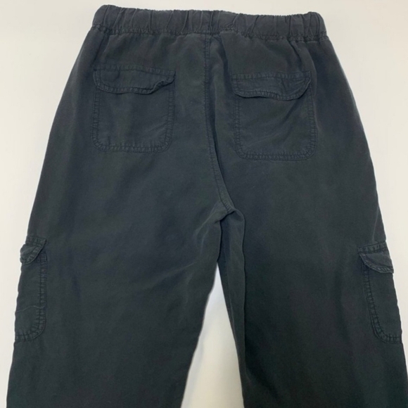 Thread & Supply Black Lightweight Pull On Cargo Pocket Jogger Pant Women's XXS - Picture 9 of 12